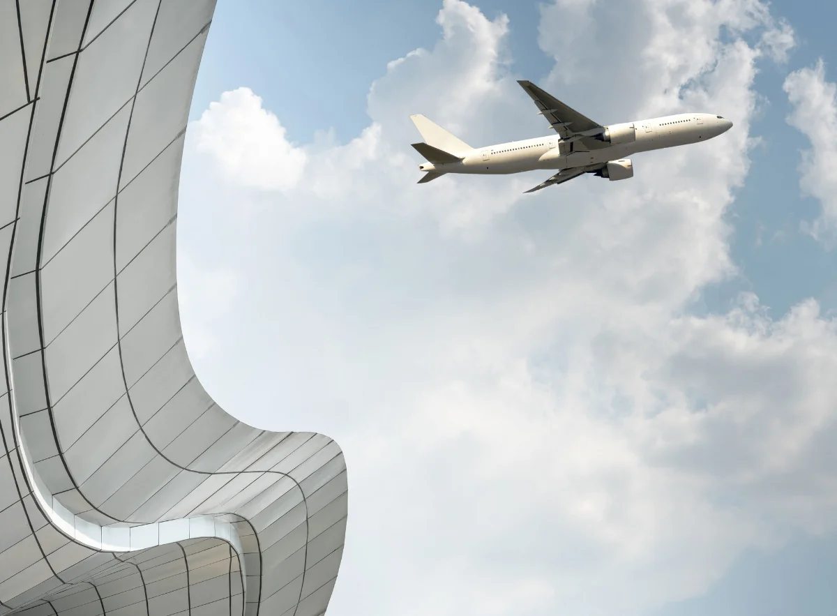transfert aeroport vtc 92 avion dans les air
